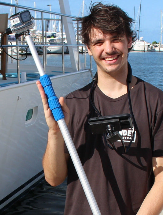 Live Feed UNDERWATER pole camera GoPro real time